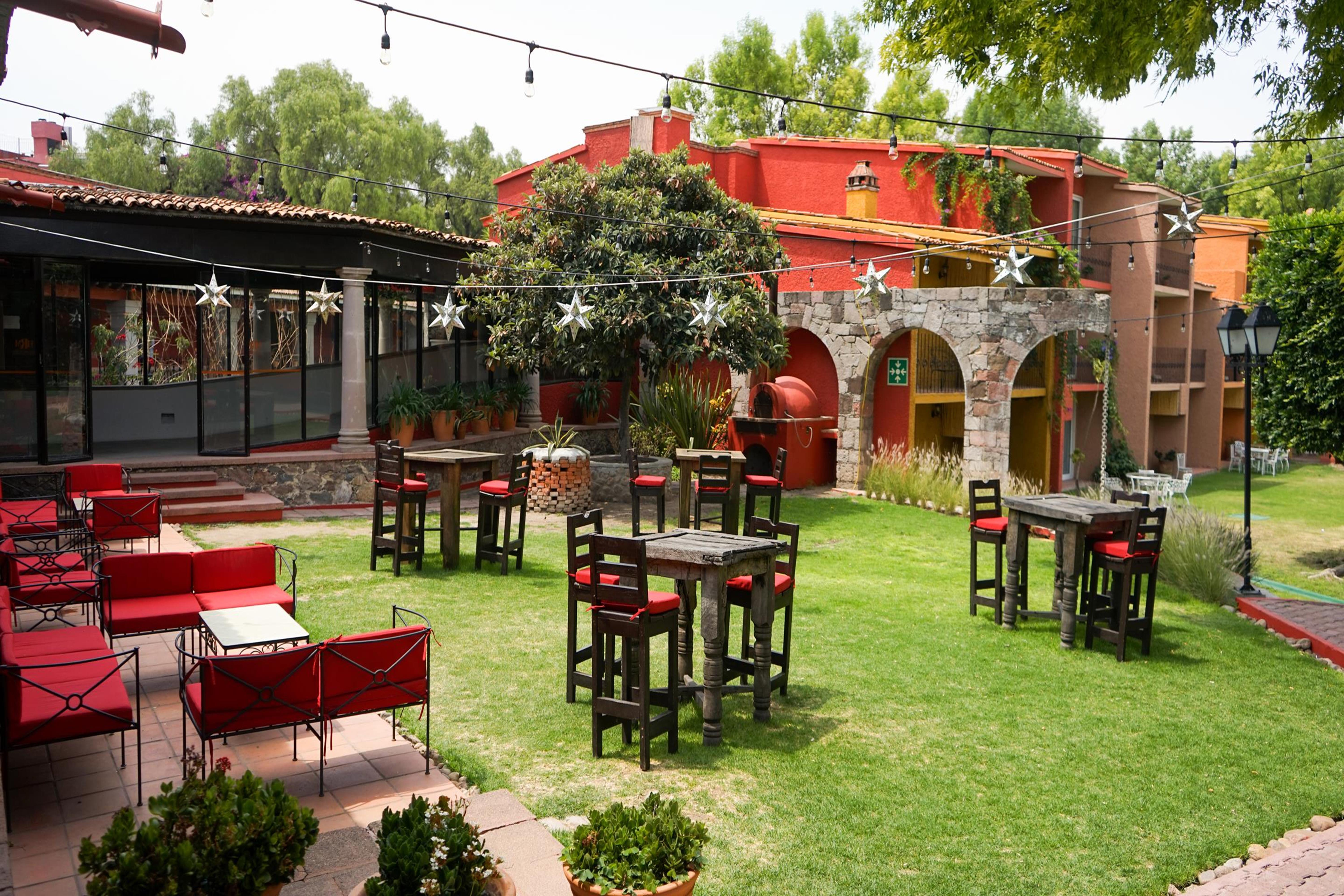 ホテル レアル デ ミナス サン・ミゲル・デ・アジェンデ エクステリア 写真 Restaurant Hacienda de los Reyes